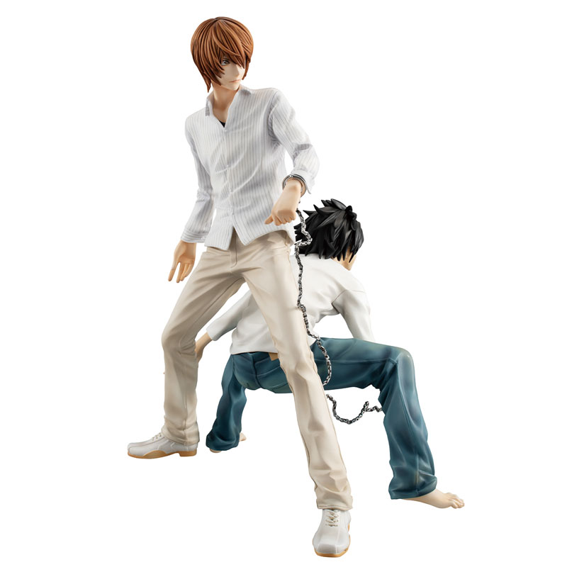 【限定販売】G.E.M.シリーズ DEATH NOTE(デスノート) 夜神月＆L 完成品フィギュア