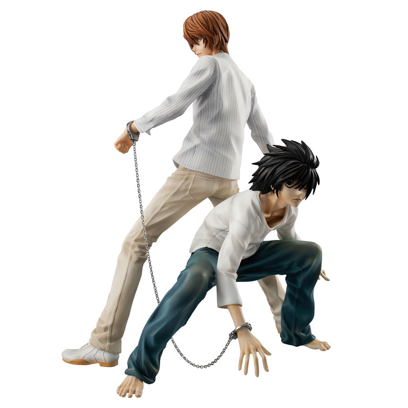 【限定販売】G.E.M.シリーズ DEATH NOTE(デスノート) 夜神月＆L 完成品フィギュア