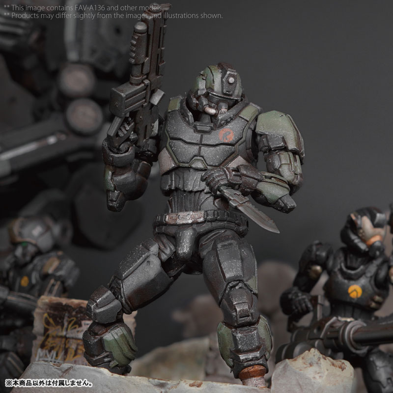 アシッドレイン 1/18スケール FAV-A136 アバドン リボーン トルーパー