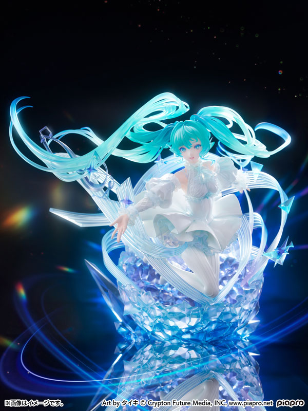 初音ミク-Crystal Dress Ver.- 1/7 完成品フィギュア[SHIBUYA