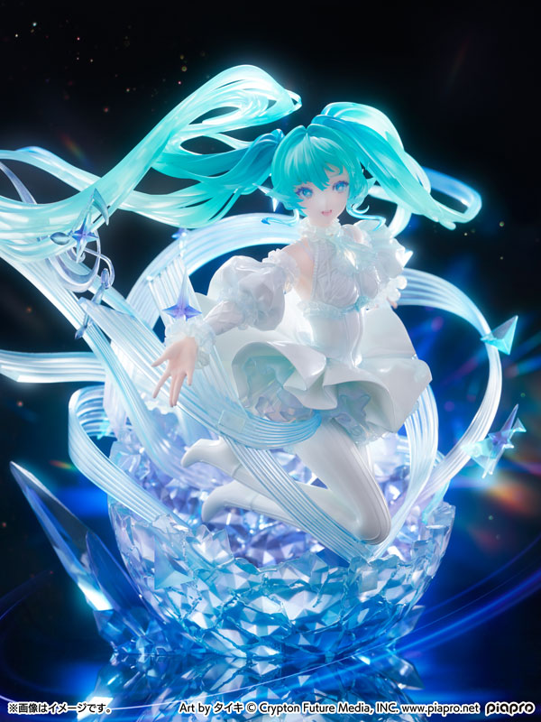 初音ミク-Crystal Dress Ver.- 1/7 完成品フィギュア[SHIBUYA