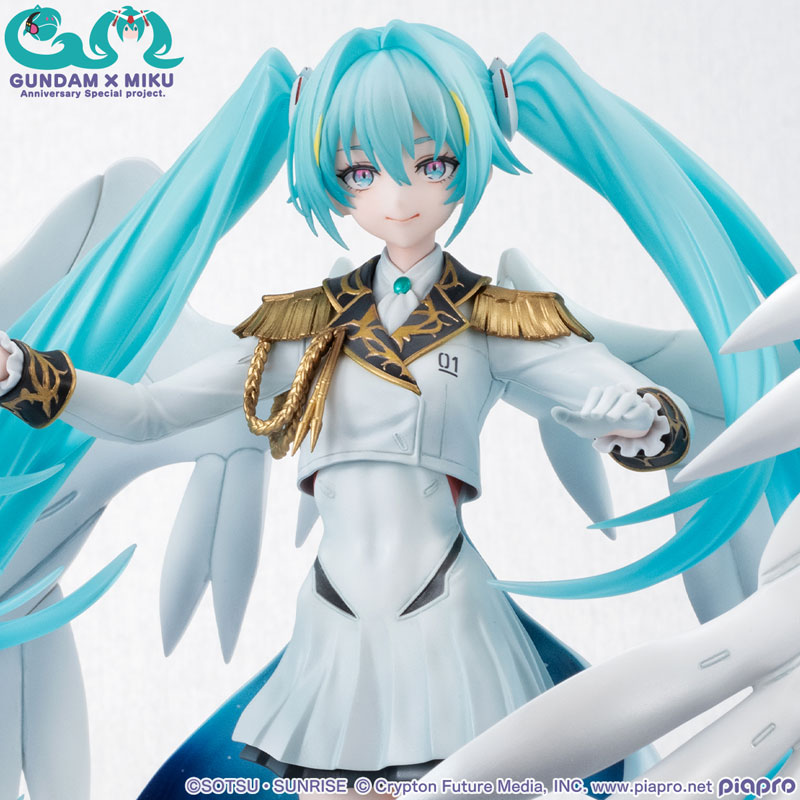 【限定販売】Lucrea(ルクリア) 機動戦士ガンダム45周年×初音ミク 初音ミク×ウイングガンダムゼロ EW 完成品フィギュア