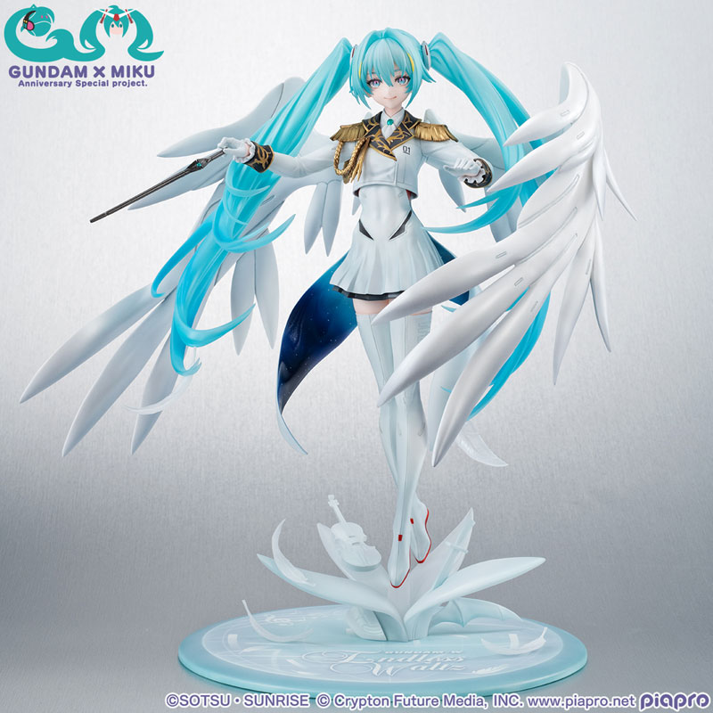 【限定販売】Lucrea(ルクリア) 機動戦士ガンダム45周年×初音ミク 初音ミク×ウイングガンダムゼロ EW 完成品フィギュア