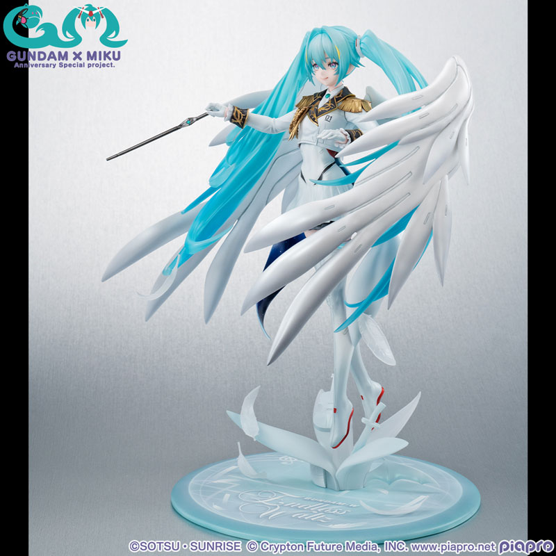【限定販売】Lucrea(ルクリア) 機動戦士ガンダム45周年×初音ミク 初音ミク×ウイングガンダムゼロ EW 完成品フィギュア