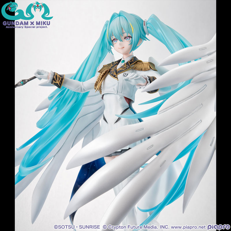 【限定販売】Lucrea(ルクリア) 機動戦士ガンダム45周年×初音ミク 初音ミク×ウイングガンダムゼロ EW 完成品フィギュア