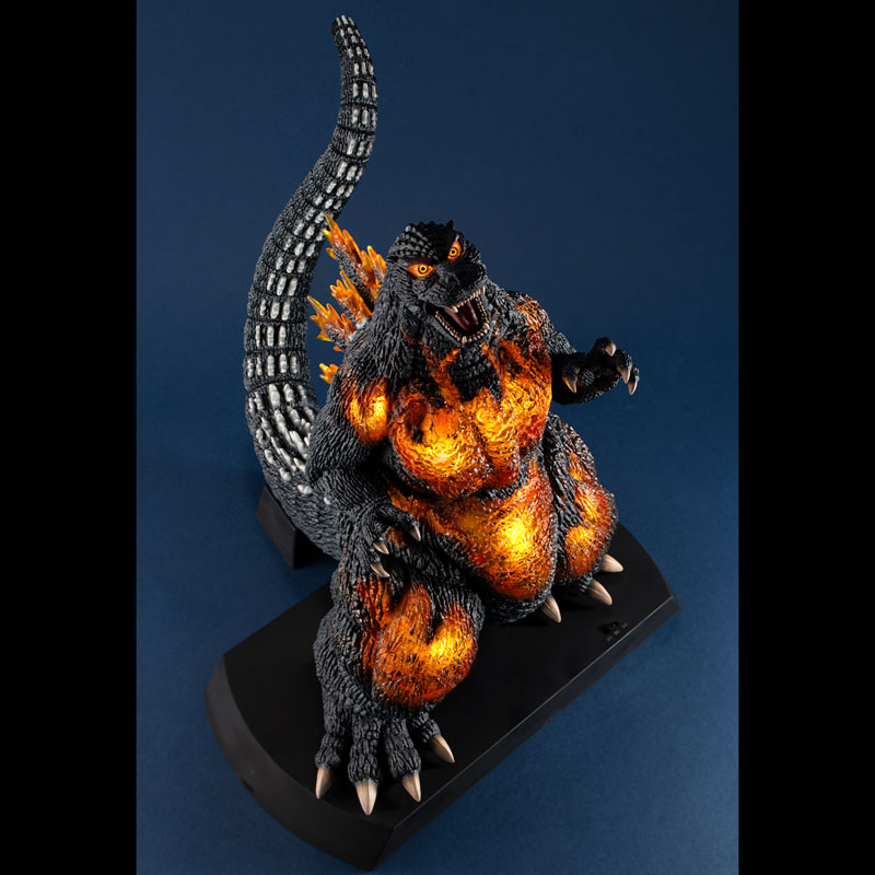 ゴジラフィギュアコレクション プレイメイツ バーニング・ゴジラ 1995 7インチ ソフビ