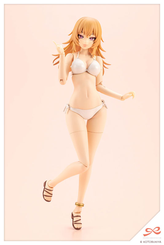 創彩少女庭園 一条星羅[水着]ヘアアレンジVer. 1/10 プラモデル
