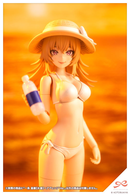 創彩少女庭園 一条星羅[水着]ヘアアレンジVer. 1/10 プラモデル