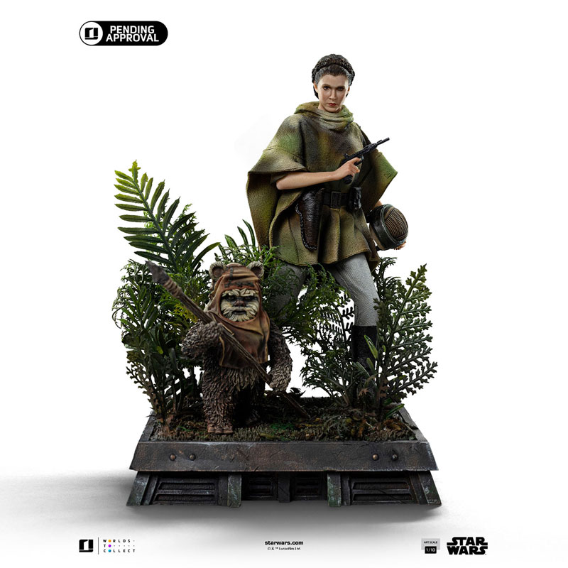 『スター・ウォーズ』アートスケール 1/10 レイア＆ウィケット 映画エピソード6/ジェダイの帰還