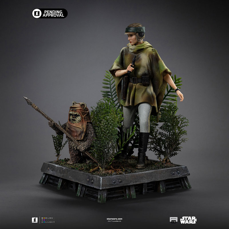 『スター・ウォーズ』アートスケール 1/10 レイア＆ウィケット 映画エピソード6/ジェダイの帰還