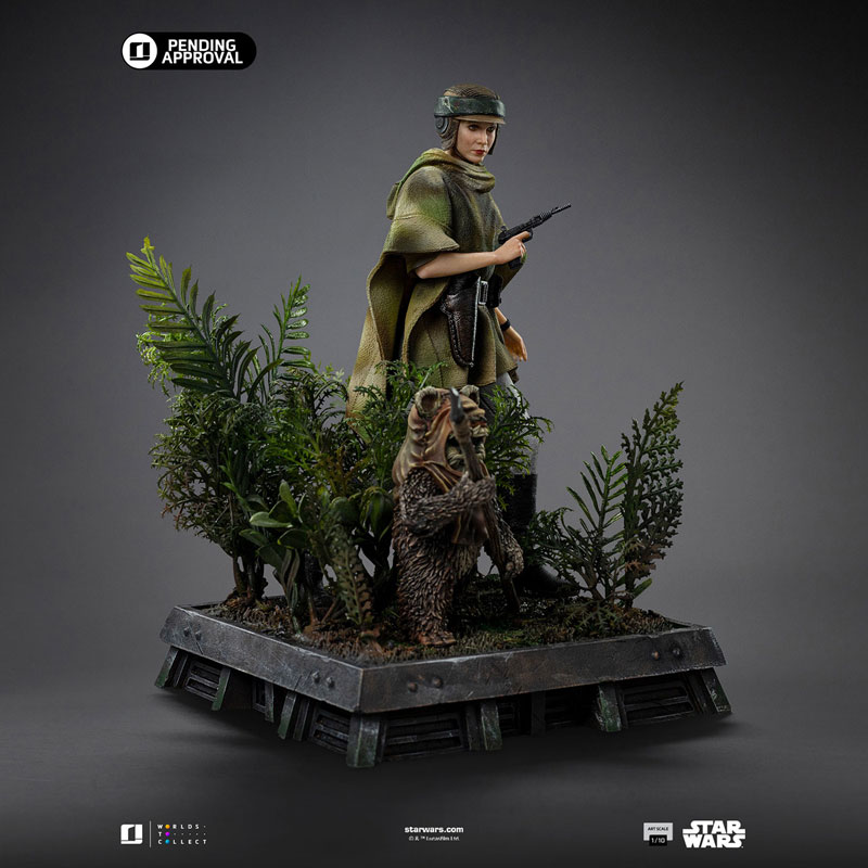『スター・ウォーズ』アートスケール 1/10 レイア＆ウィケット 映画エピソード6/ジェダイの帰還