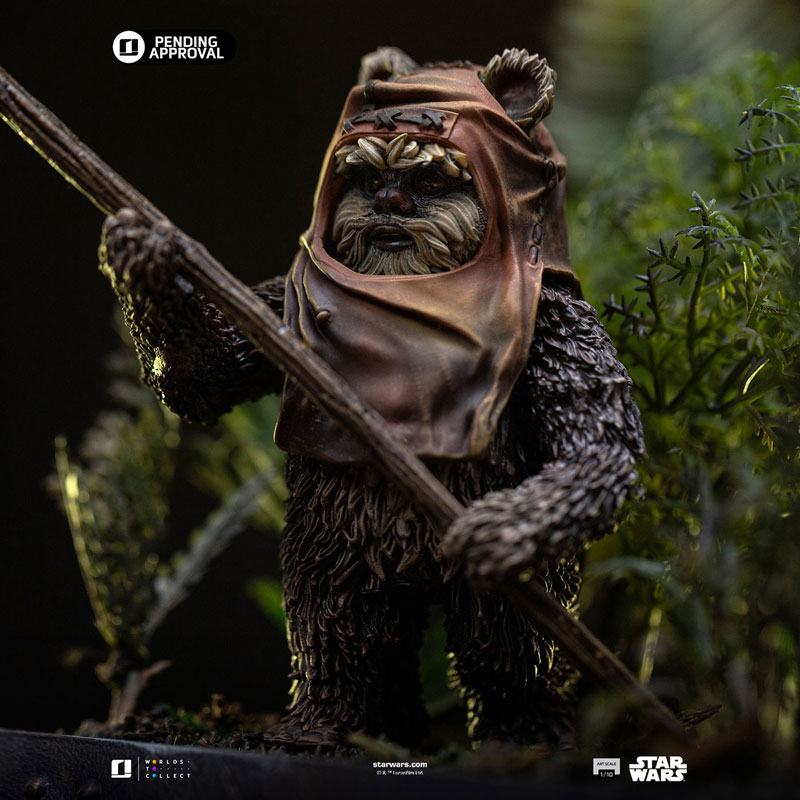 『スター・ウォーズ』アートスケール 1/10 レイア＆ウィケット 映画エピソード6/ジェダイの帰還