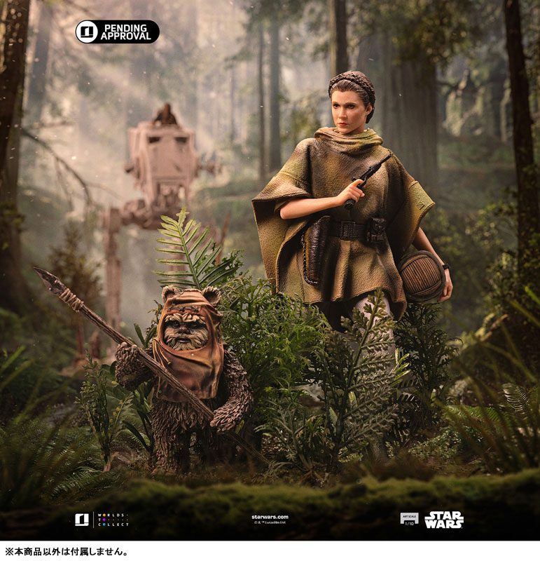 『スター・ウォーズ』アートスケール 1/10 レイア＆ウィケット 映画エピソード6/ジェダイの帰還