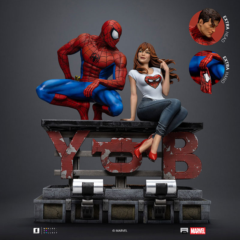 『マーベル』アイアン・スタジオ スタチュー 「ジオラマ」1/6 スパイダーマン＆MJ[コミック]
