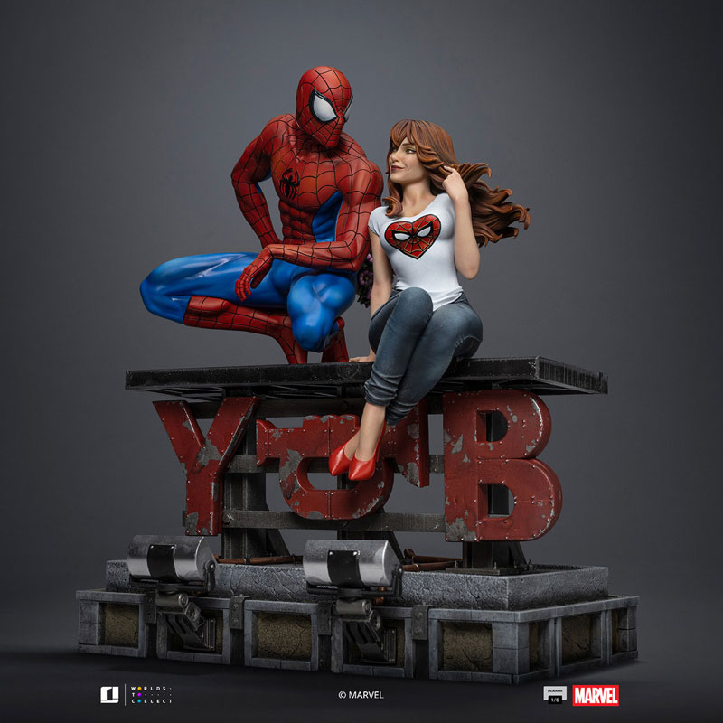『マーベル』アイアン・スタジオ スタチュー 「ジオラマ」1/6 スパイダーマン＆MJ[コミック]