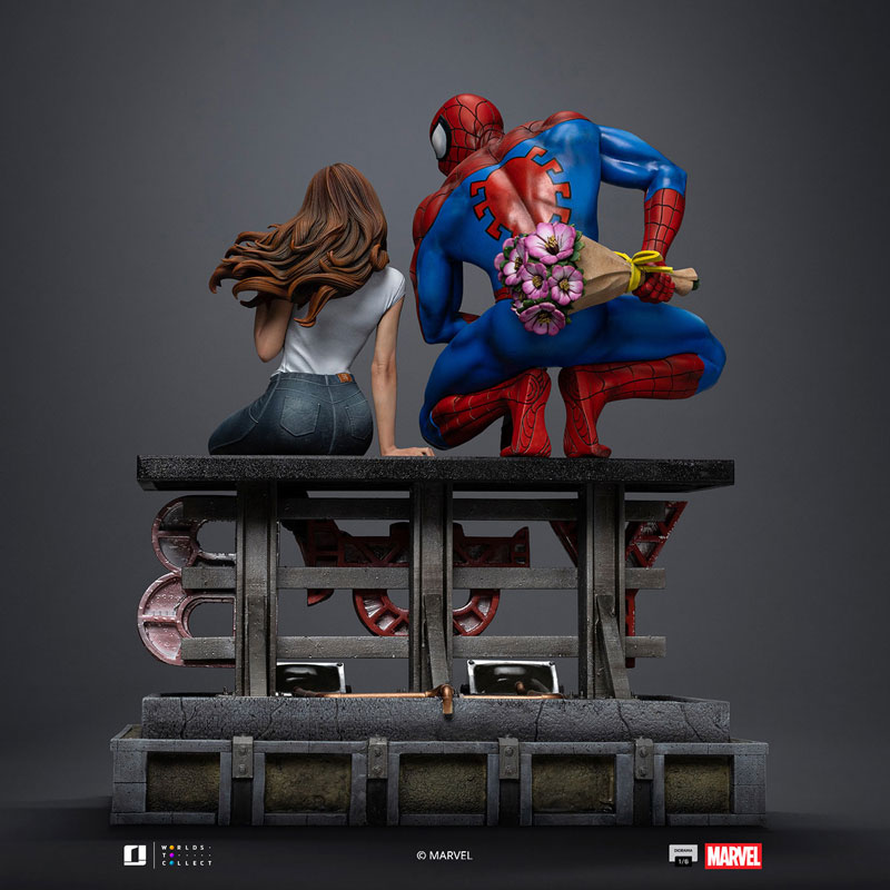 『マーベル』アイアン・スタジオ スタチュー 「ジオラマ」1/6 スパイダーマン＆MJ[コミック]