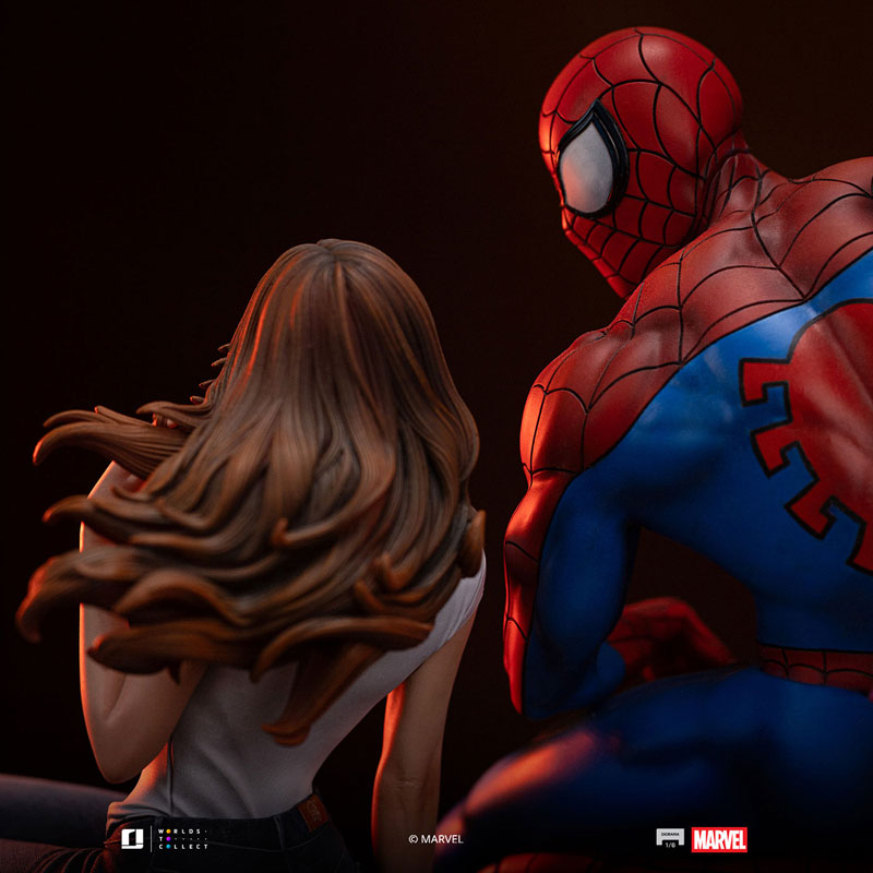 『マーベル』アイアン・スタジオ スタチュー 「ジオラマ」1/6 スパイダーマン＆MJ[コミック]