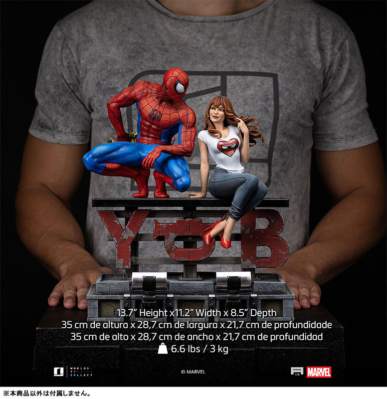 『マーベル』アイアン・スタジオ スタチュー 「ジオラマ」1/6 スパイダーマン＆MJ[コミック]
