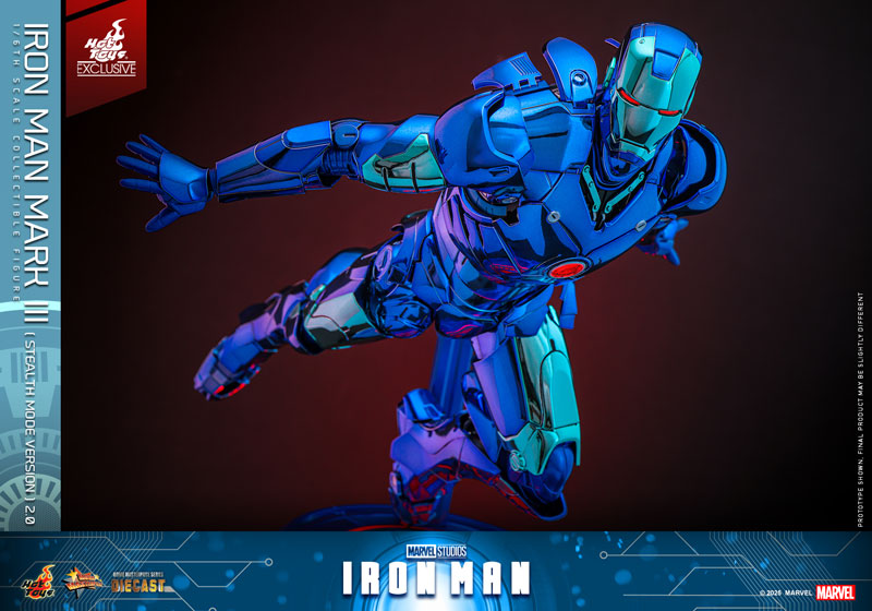 【限定販売】ムービー・マスターピース DIECAST アイアンマン・マーク3(ステルス・モード/2.0版)