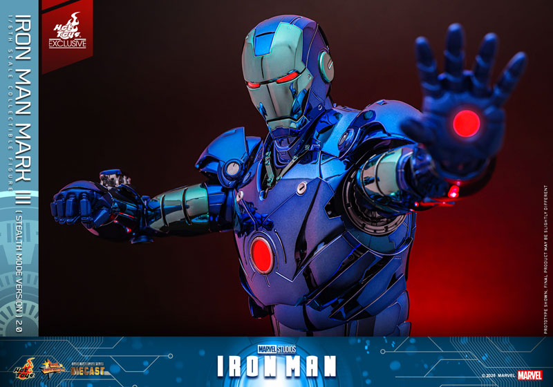 【限定販売】ムービー・マスターピース DIECAST アイアンマン・マーク3(ステルス・モード/2.0版)