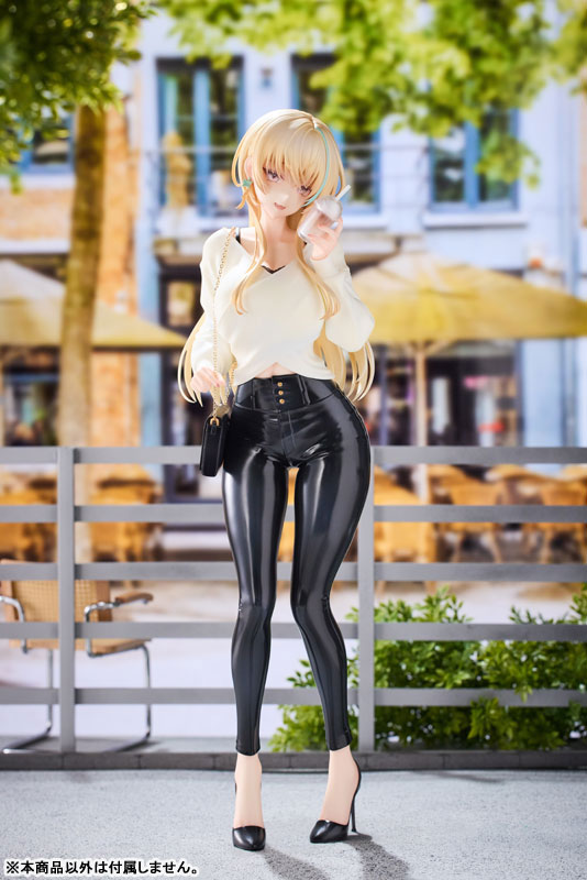恋ヶ窪あおい Illustrated by ふじ子 1/4 完成品フィギュア レザーパンツ豪華版