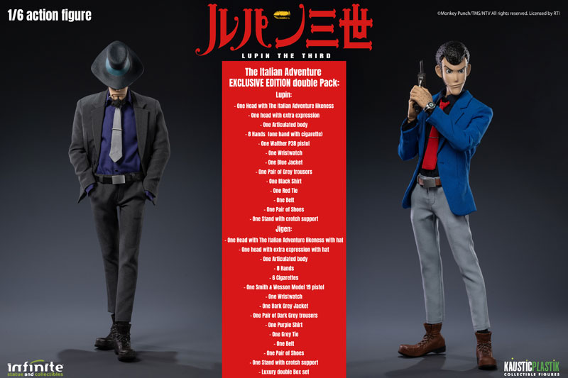 ルパン三世 PART4/ ルパン三世＆次元大介 1/6 アクションフィギュア 限定ダブルパック