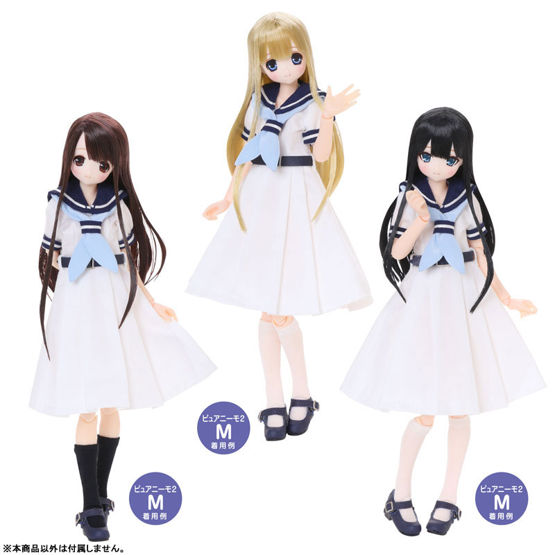 1/6 PNM聖イフェリア女学院 夏制服set ホワイト×サックス (ドール用)