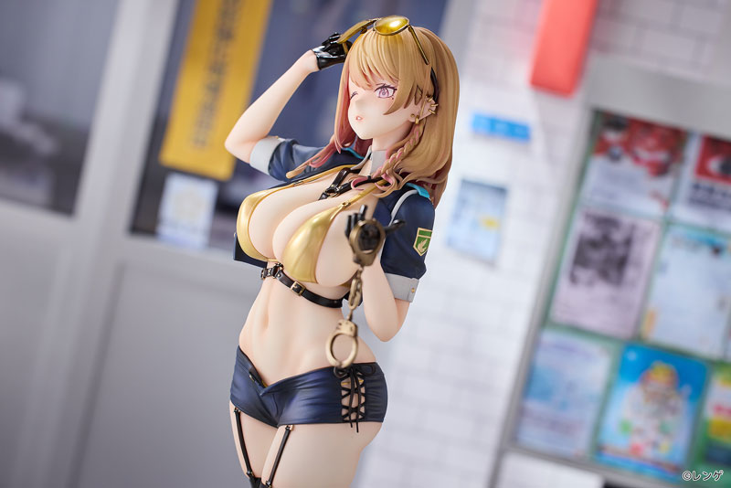 【特典】ギャル婦警さん 小鳥遊アリサ Illustrated by レンゲ 1/6 完成品フィギュア