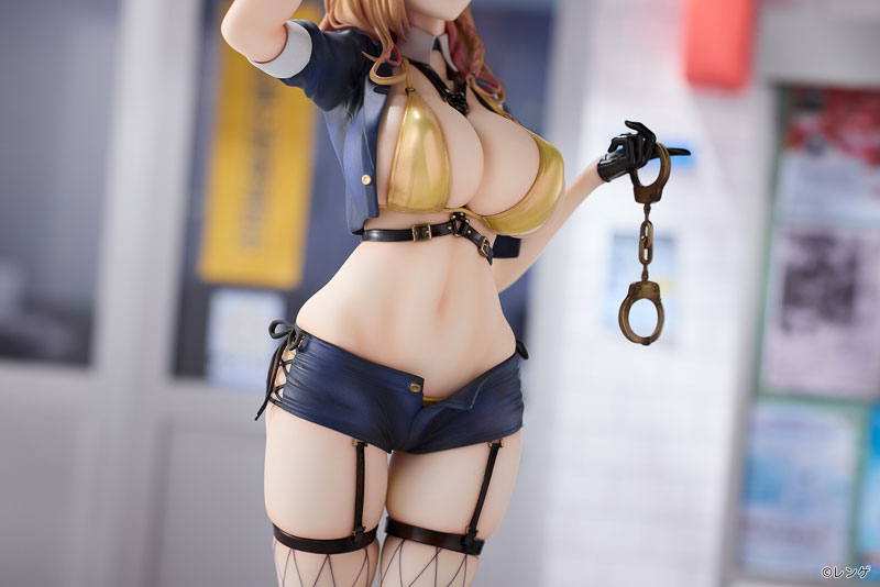 【特典】ギャル婦警さん 小鳥遊アリサ Illustrated by レンゲ 1/6 完成品フィギュア