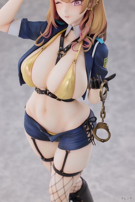 【特典】ギャル婦警さん 小鳥遊アリサ Illustrated by レンゲ 1/6 完成品フィギュア 豪華版