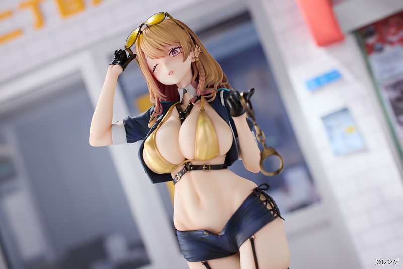 【特典】ギャル婦警さん 小鳥遊アリサ Illustrated by レンゲ 1/6 完成品フィギュア 豪華版