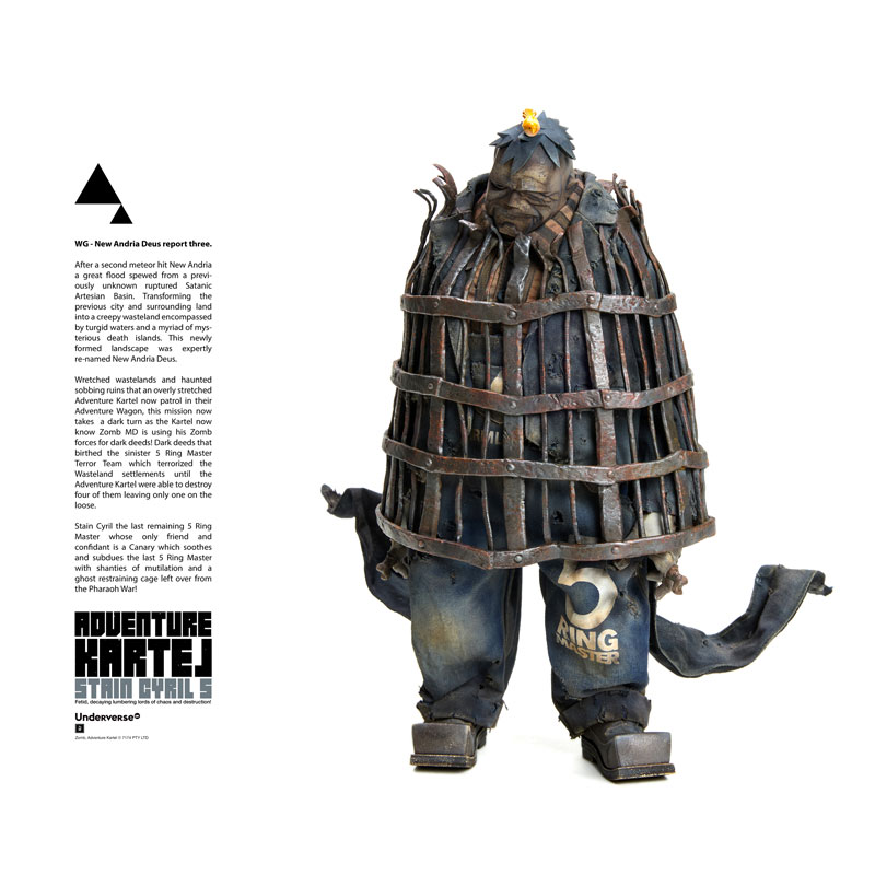 ADVENTURE KARTEL STAIN CYRIL 5 1/6完成品アクションフィギュア