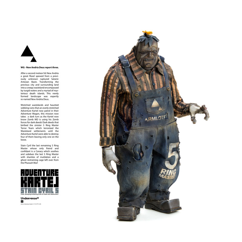 ADVENTURE KARTEL STAIN CYRIL 5 1/6完成品アクションフィギュア