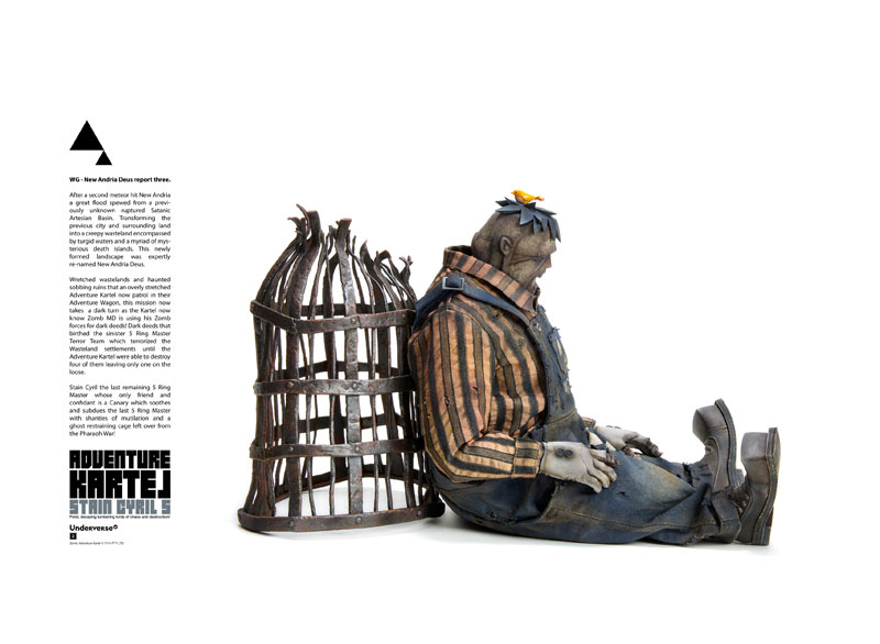 ADVENTURE KARTEL STAIN CYRIL 5 1/6完成品アクションフィギュア