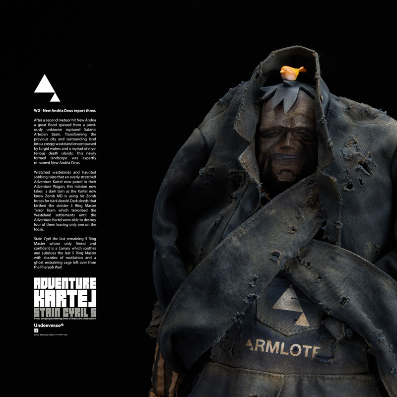 ADVENTURE KARTEL STAIN CYRIL 5 1/6完成品アクションフィギュア