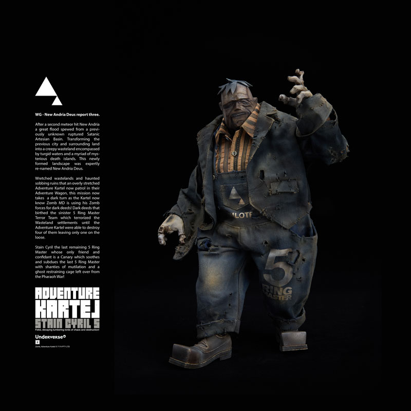 ADVENTURE KARTEL STAIN CYRIL 5 1/6完成品アクションフィギュア