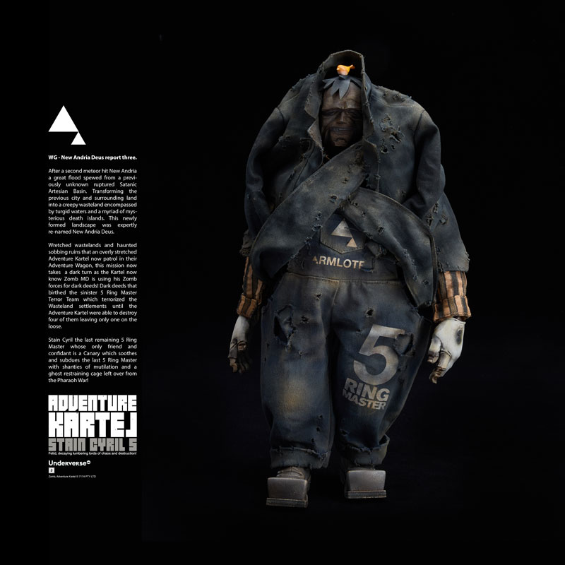 ADVENTURE KARTEL STAIN CYRIL 5 1/6完成品アクションフィギュア