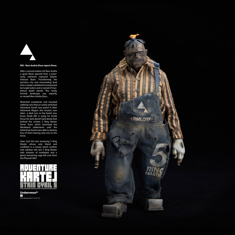 ADVENTURE KARTEL STAIN CYRIL 5 1/6完成品アクションフィギュア