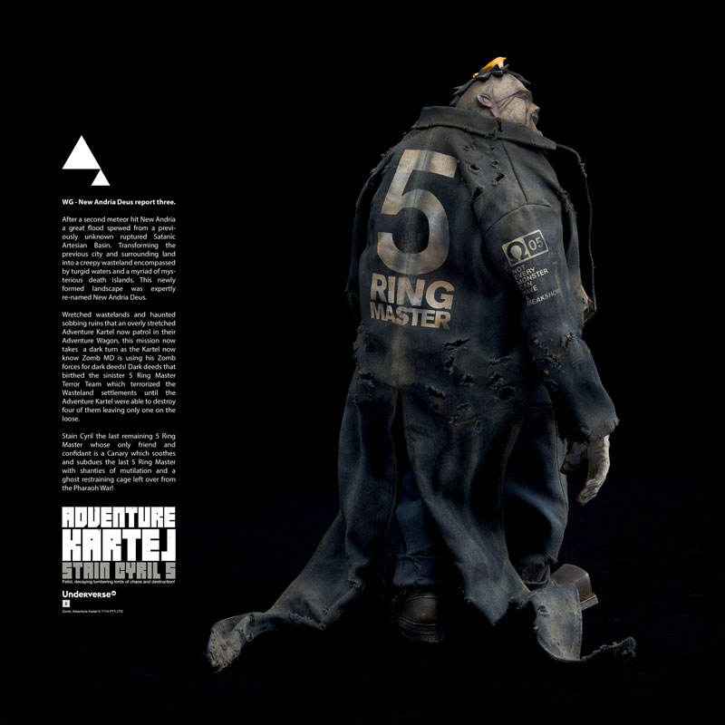 ADVENTURE KARTEL STAIN CYRIL 5 1/6完成品アクションフィギュア