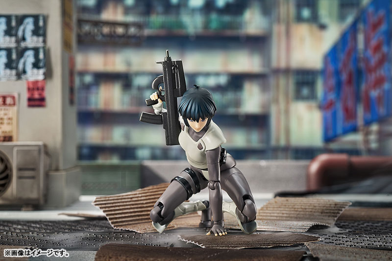 Hyper Body GHOST IN THE SHELL / 攻殻機動隊 草薙素子 (簡易アーマードスーツ Ver.) 可動フィギュア