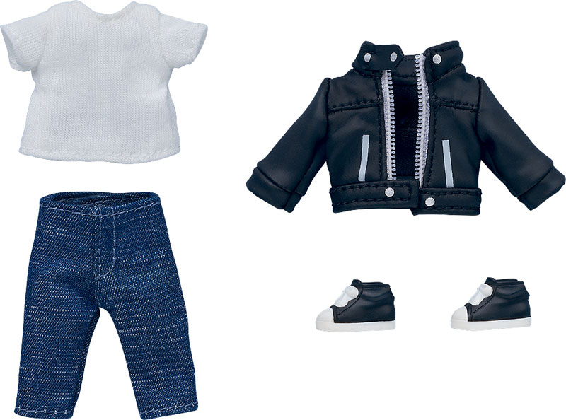 ねんどろいどどーる おようふくセット ライダースジャケット(ブラック)