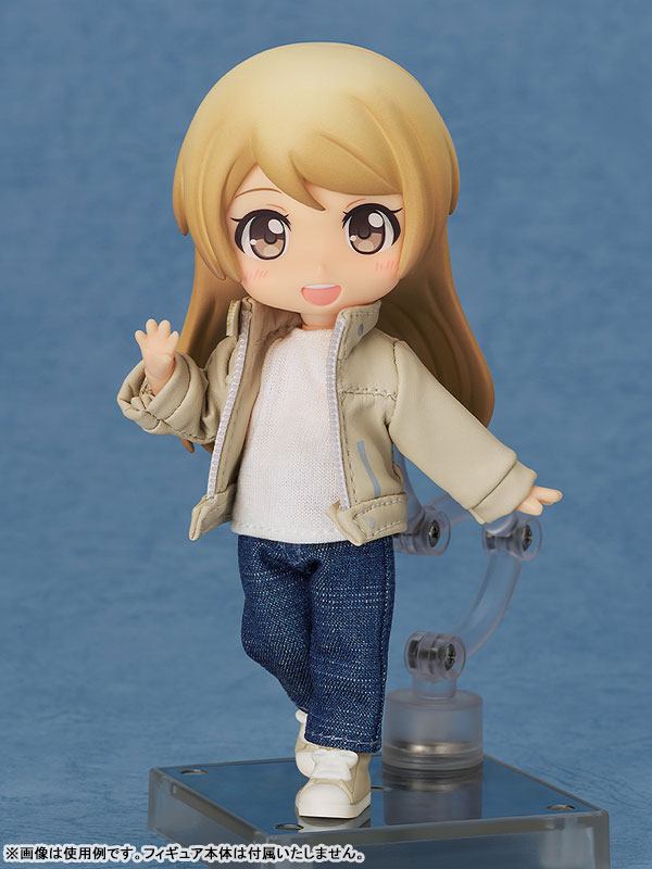 ねんどろいどどーる おようふくセット ライダースジャケット(アイボリー)