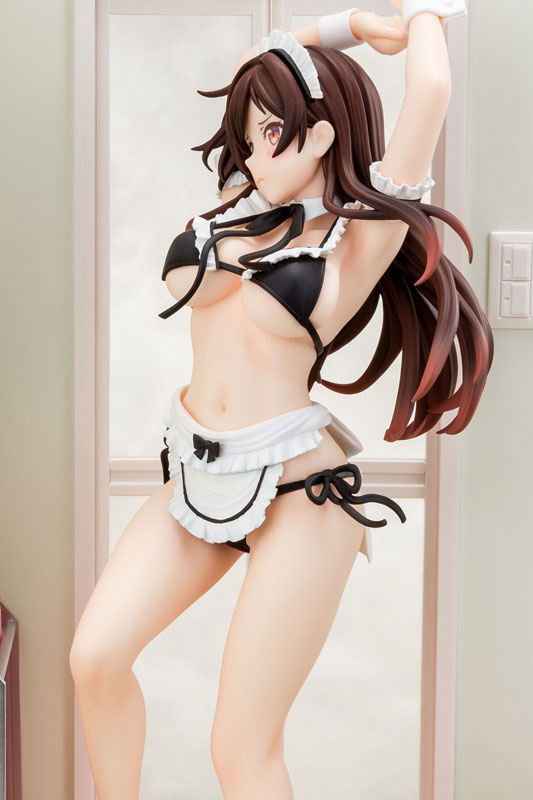 【あみあみ限定特典】彼女、お借りします 水原千鶴 メイドビキニniお着替えフィギュア 1/6 完成品フィギュア