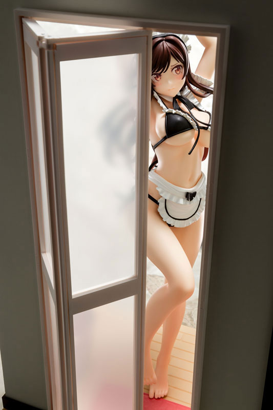 【あみあみ限定特典】彼女、お借りします 水原千鶴 メイドビキニniお着替えフィギュア 1/6 完成品フィギュア