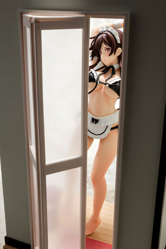 【あみあみ限定特典】彼女、お借りします 水原千鶴 メイドビキニniお着替えフィギュア 1/6 完成品フィギュア