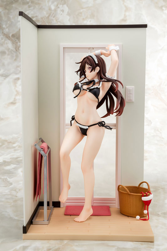 【あみあみ限定特典】彼女、お借りします 水原千鶴 メイドビキニniお着替えフィギュア 1/6 完成品フィギュア