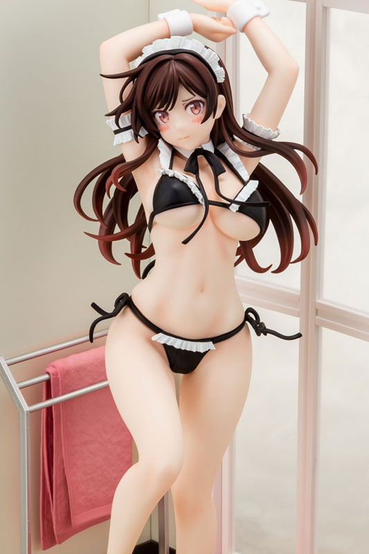【あみあみ限定特典】彼女、お借りします 水原千鶴 メイドビキニniお着替えフィギュア 1/6 完成品フィギュア
