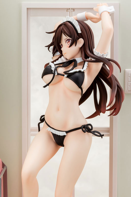 【あみあみ限定特典】彼女、お借りします 水原千鶴 メイドビキニniお着替えフィギュア 1/6 完成品フィギュア