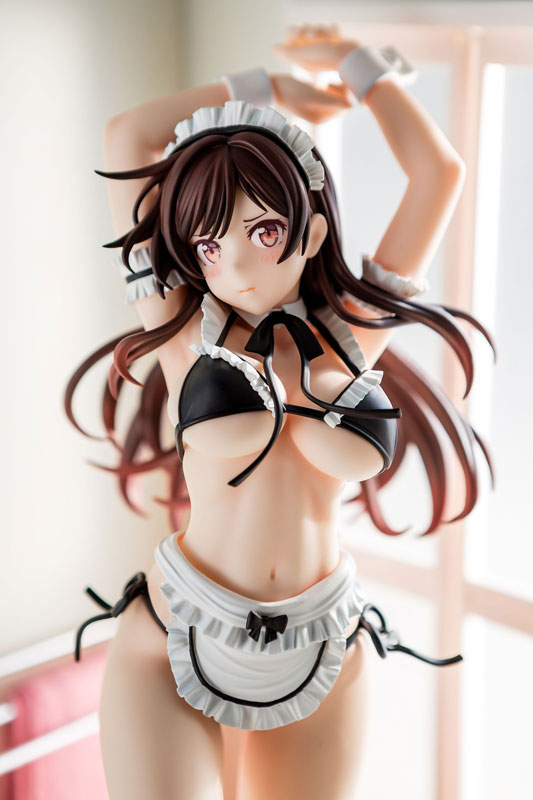 【あみあみ限定特典】彼女、お借りします 水原千鶴 メイドビキニniお着替えフィギュア 1/6 完成品フィギュア