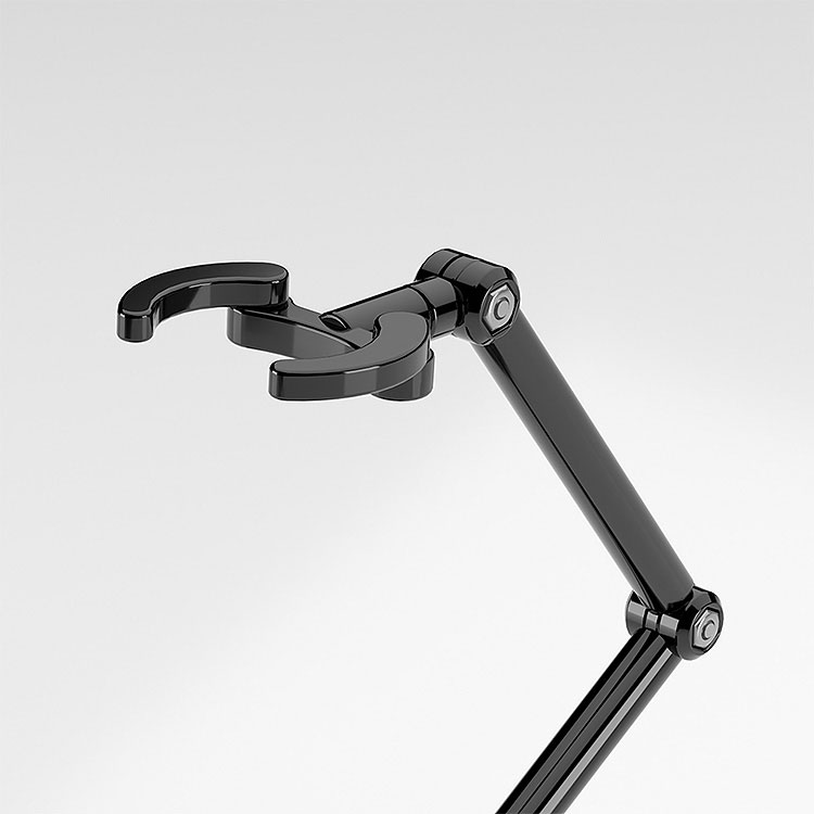 THE シンプルスタンド×3 BLACK[フィギュア＆模型用]〈HEX〉タイプ